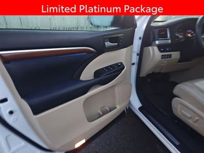 2018 Toyota Highlander Hybrid Limited Platinum